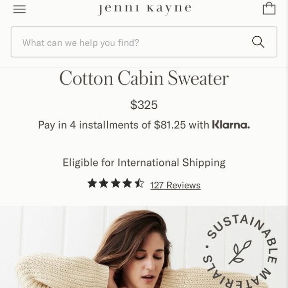 EUC Jenni Kayne cotton sweater - Picture 4 of 6